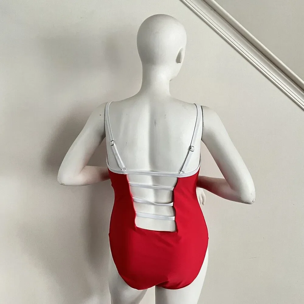 Hurley One Piece Ladder Back Swimsuit 3X